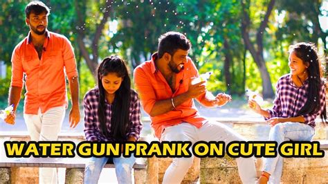 Water Gun Prank On Cute Girl Kovai Kusumbu Kovai 360 YouTube