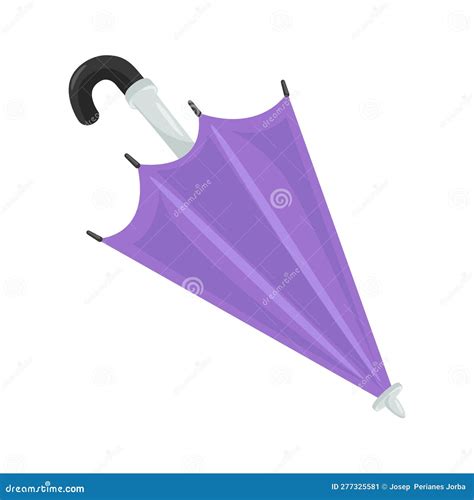 Closed Umbrella Sign Emoji Icon Illustration. Rain Vector Symbol Emoticon Design Clip Art Sign ...