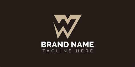 Premium Vector Wv Logo Letter Monogram Slash With Modern Logo Designs