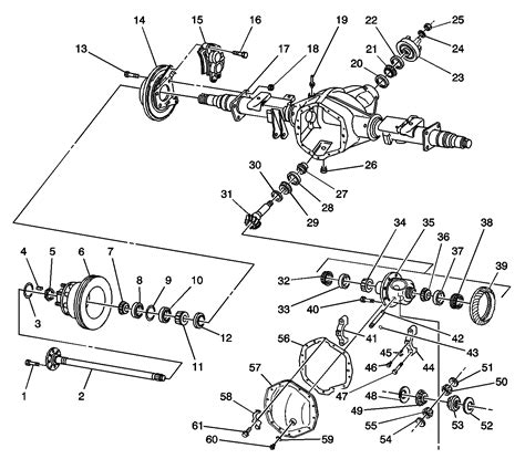 Chevy Silverado Front Differential Diagram