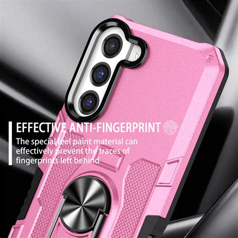 Allytech For Samsung Galaxy A03s Phone Case With Ring Holder Anti Fingerprint Non Slip Anti