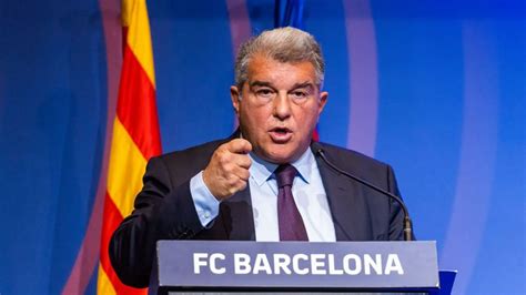 El Presidente Del Fc Barcelona Laporta Confirma Que El Club Jugar En