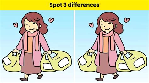 Optical Illusion Optical Illusion Can You Spot 3 Differences In These