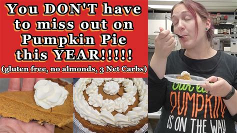 Keto Low Carb Pumpkin Pie Youtube