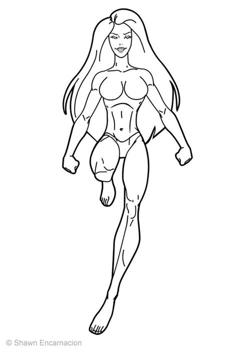 49+ Superheroine Coloring Pages | Free Wallpaper