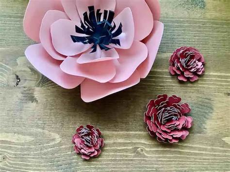 How To Make Small 3d Paper Roses Paper Flowers With Cricut Atelier Yuwa Ciao Jp