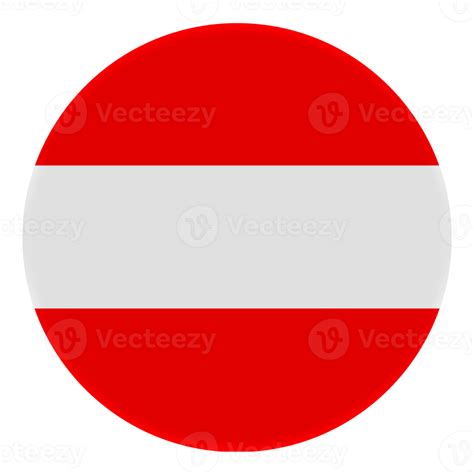 3d Flag Of Austria On Avatar Circle 18880409 Png