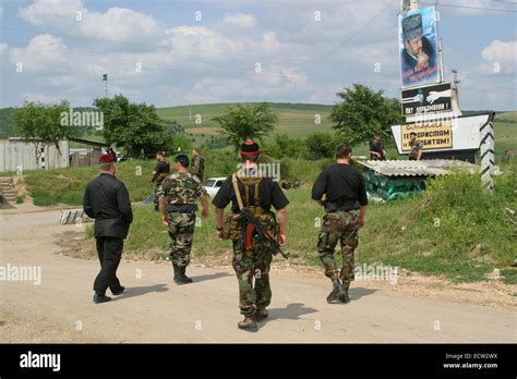 Chechen leader Ramzan Kadyrov, the later president, and several of his ...