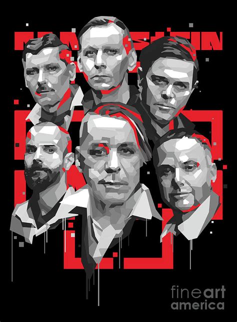 Rammstein Digital Art By Chapunk Sandia Pixels