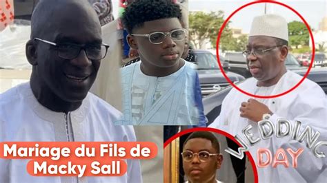 La Surprise De Abdoulaye Diouf Sarr Au Mariage Du Fils De Macky Sall