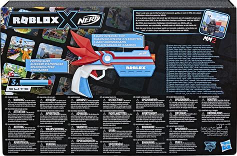 Бластер игрушечный Hasbro Nerf Roblox ММ2 Ангел (F3776) – игрушки с ...