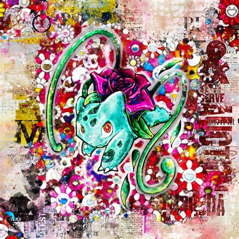 Pokemon Bulbasaur De Benny Arte Impression Gicl E Sur Papier