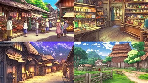 Anime Village Background Pack 1 | GameDev Market