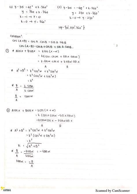 Soal Pembahasan Matematika Sma Ma Bab Trigonometri Lanjut 8