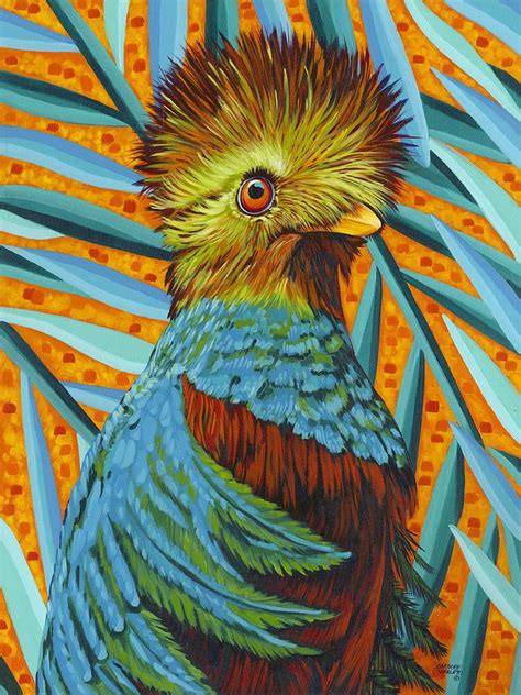 Bird In The Tropics I Painting By Carolee Vitaletti Fine Art America