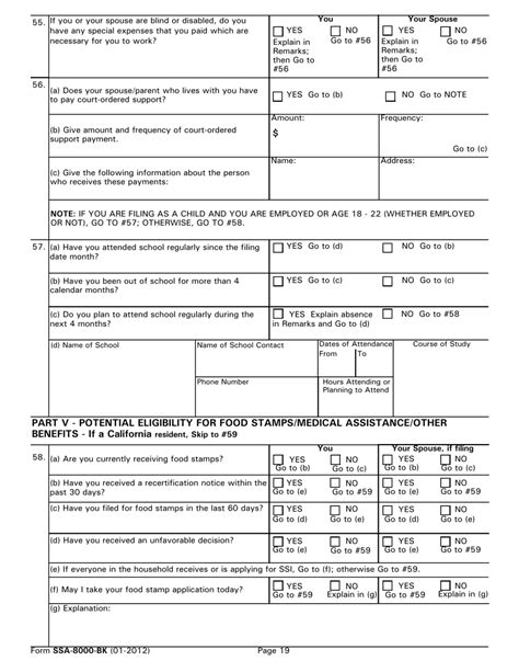 Form Ssa 8000 Bk Fill Out Sign Online And Download Printable Pdf