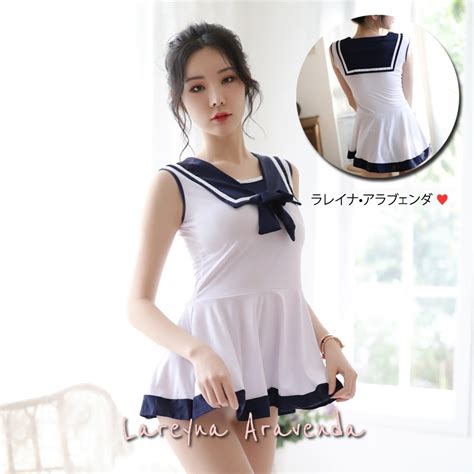 Jual Lareyna Aravenda Set Lingerie CD Seksi Fantasy Kostum Gaun Siswa Sekolah LG174 Shopee