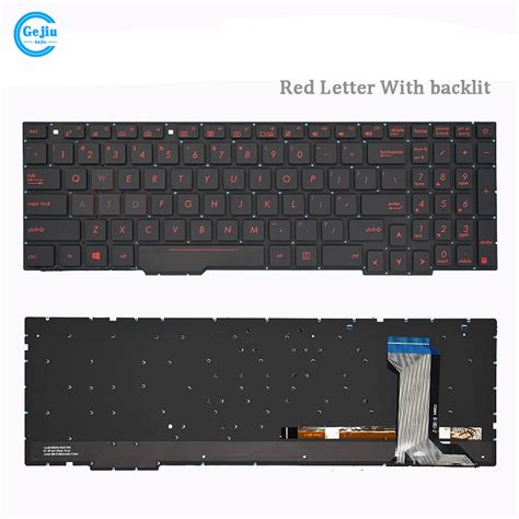 Nuevo Teclado De Ordenador Port Til Para Asus Gl Vw Gl Fx Vd