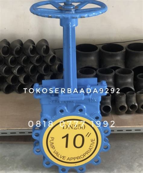 Jual Knife Gate Valve 10 Inch DN250 Merk Yone JIS10K Jakarta