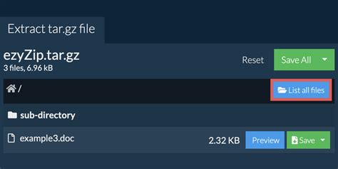 Extract Tar Gz File Online No Registration Required Ezyzip