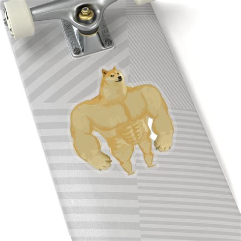 Swole Doge Meme Decal Sticker - Etsy