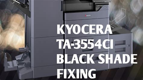 How To Clean Ibt Kyocera Taskalfa Ci Youtube