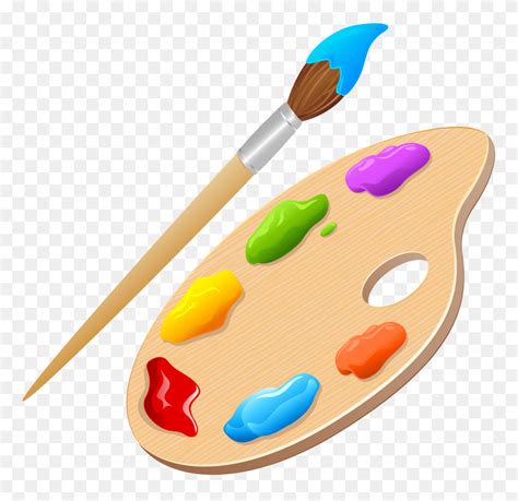 Artist Paint Palette Clip Art