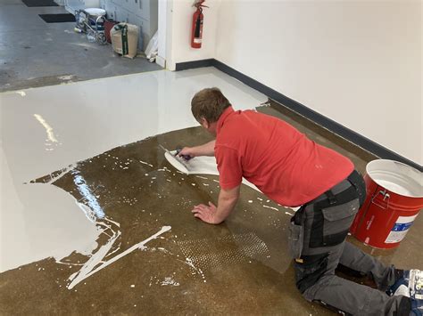 Mercedes AMG Petronas F1 Epoxy Self-levelling Floor Painting