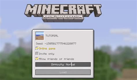 How can I find my Minecraft seed on Xbox 360 - Arqade