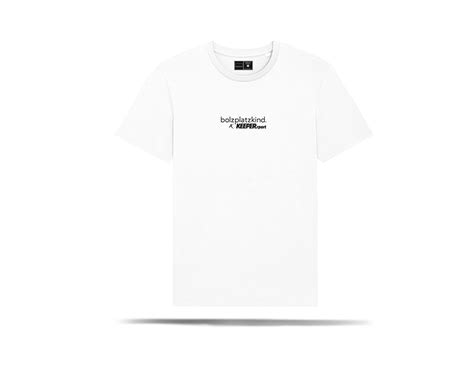 Bolzplatzkind X Keepersport Story T Shirt Weiss Lifestyle