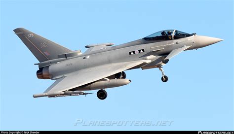 ZK378 Royal Air Force Eurofighter EF 2000 Typhoon FGR 4 Photo By Nick