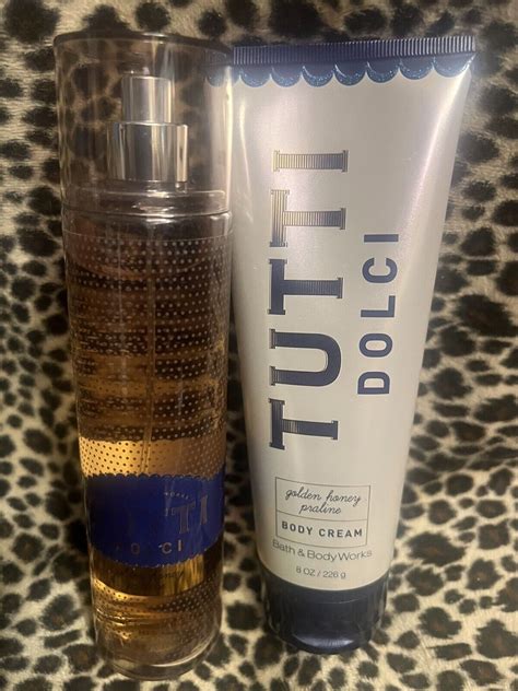 Bath Body Works Tutti Dolci Golden Honey Praline Fine Fragrance Mist