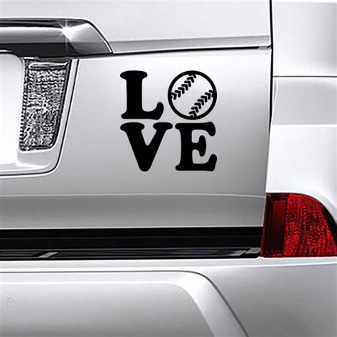 Softball Love Sticker