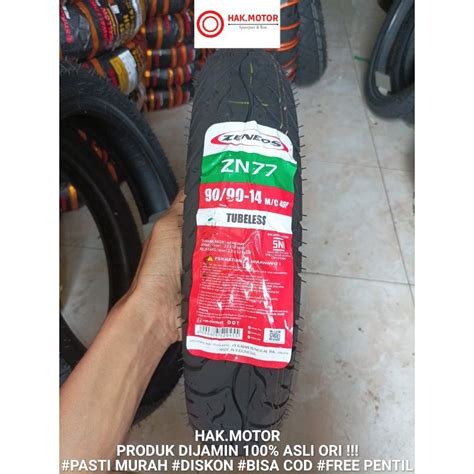 Jual Ban Tubles Matic Zeneos Zn Produk Dijamin Asli Ori