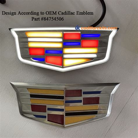 Dynamic Cadillac Escalade Led Emblem Front And Rear