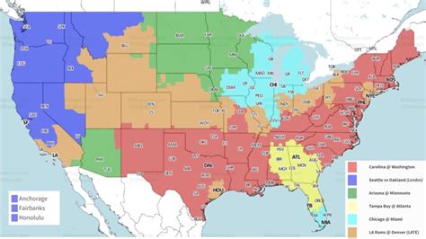 Television Broadcast Map For Today Panthers