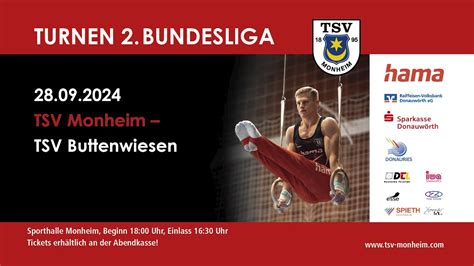 Dtl Bundesliga Turnen S D Tsv Monheim Vs Tsv Buttenwiesen Youtube