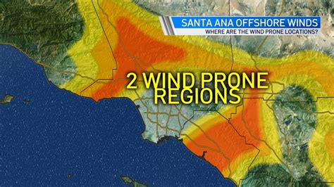 Santa Ana Wind Prone Locations Youtube