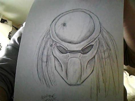 Predator Mask Drawing At Getdrawings Free Download