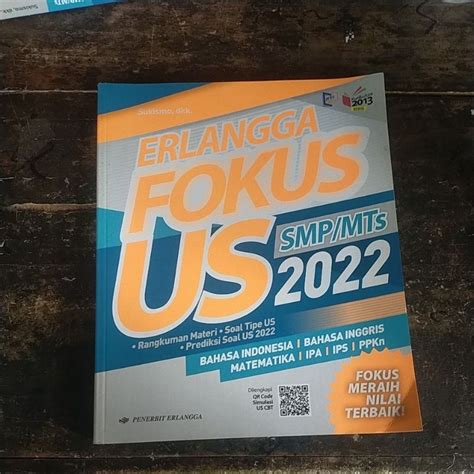 Jual Erlangga Fokus Us Smp Mts Buku Soal Ujian Original Shopee