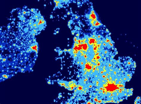 Light Pollution Map Uk | Map Of Zip Codes