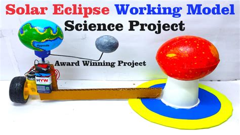 how to make solar eclipse and lunar eclipse working model science ...