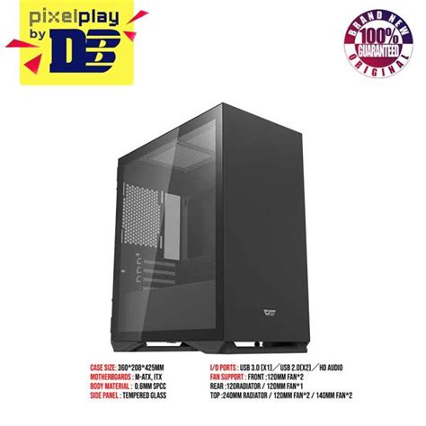 Darkflash DLM 22 Luxury M ATX PC Case Black Lazada PH