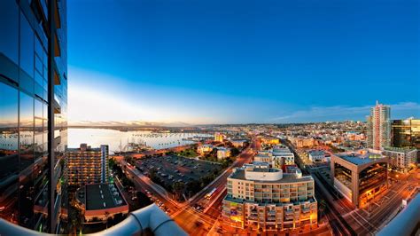 Aerial photography of building at daytime, cityscape, San Diego HD ...