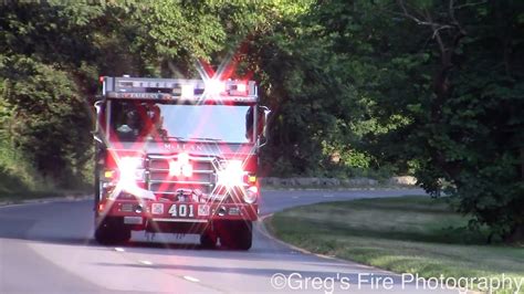 Fairfax County Engine Medic Responding Youtube