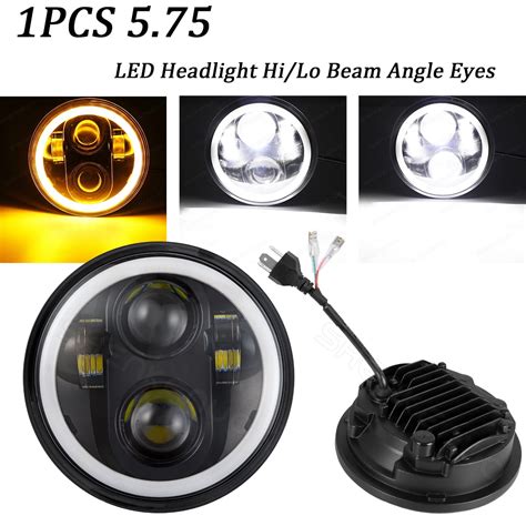 Hmcyci Inch Motorcycle Led Headlight With Hi Lo Beam Drl