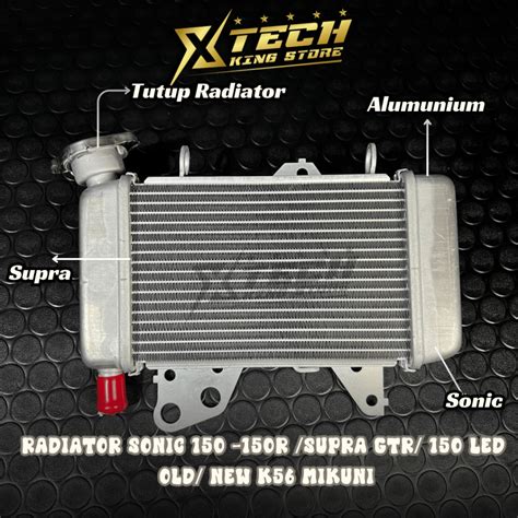 Jual RADIATOR SONIC 150 150R SUPRA GTR 150 LED OLD NEW K56 MIKUNI