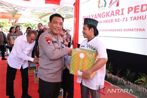 Polda Sumut Gelar Bakti Sosial Sambut Hari Bhayangkara Ke Antara