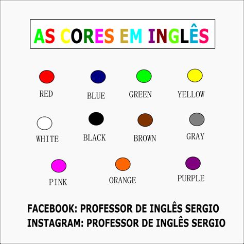 Atividades Sobre Cores Em Ingles Librain