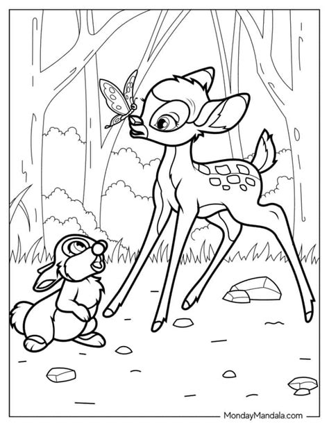 Disney Coloring Pages Bambi